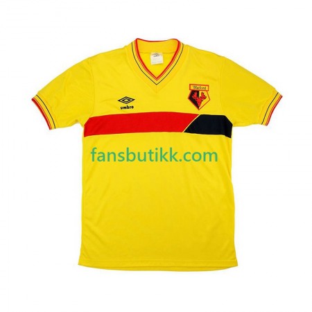 Fotballdrakt Watford 1985 Retro Hjemmetrøye Kortermet